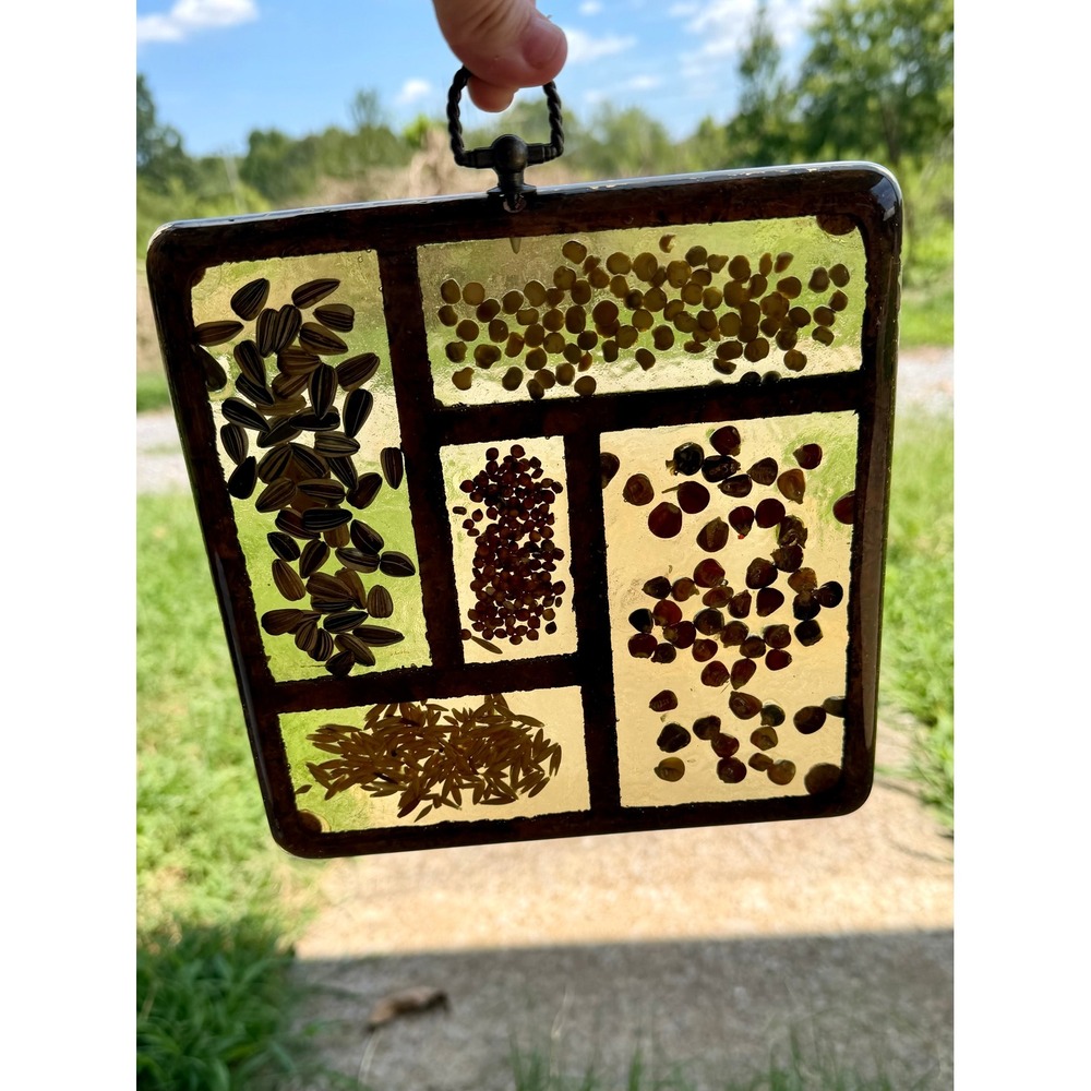 Vintage Gamut Designs Resin Seed Grain Botanical Wall Hanging Art MCM Decor